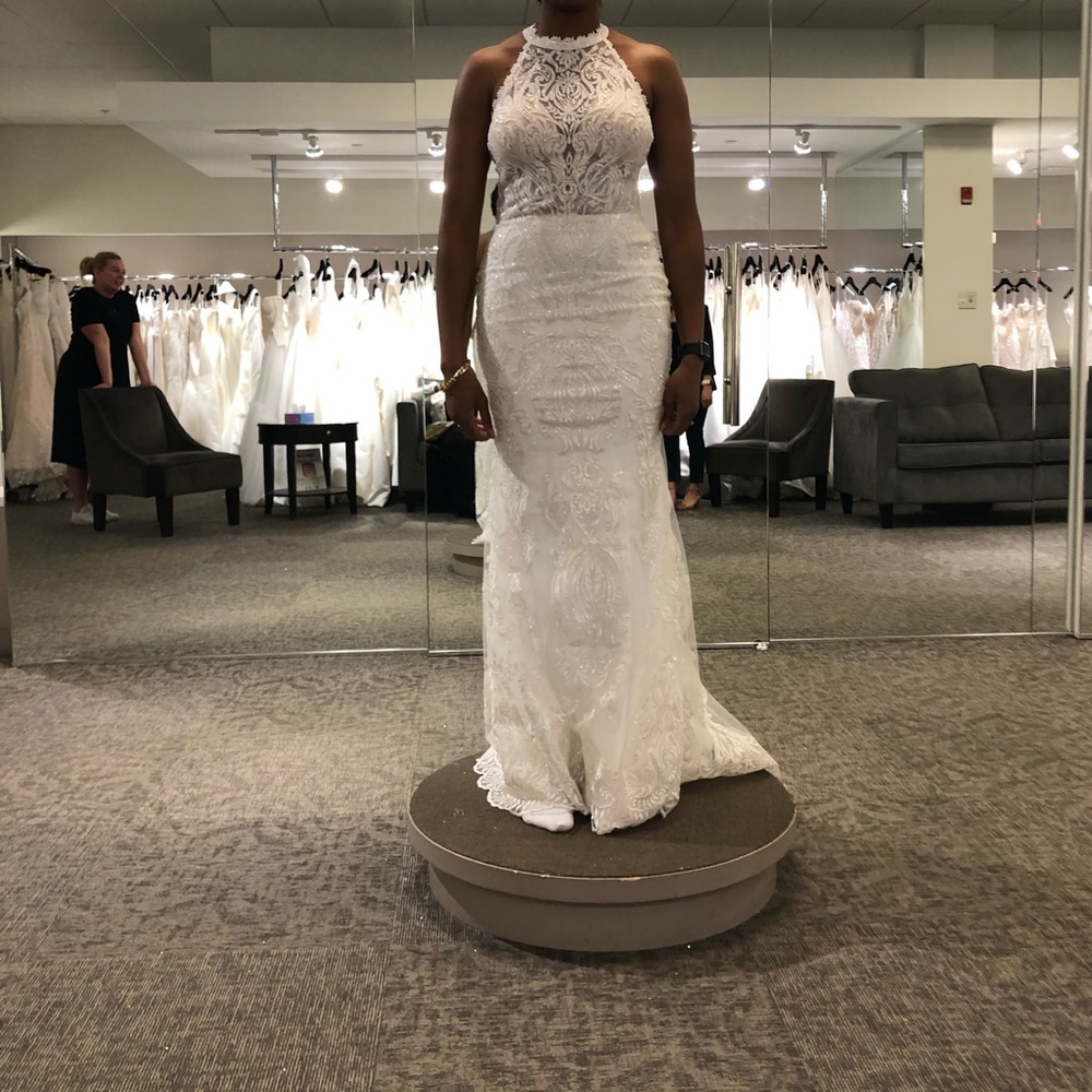 Selling this brand new, never worn. Jasmine Bridal Dress. Tags still attached